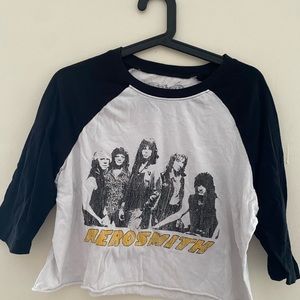 Urban Outfitters Graphic crop T-shirt.